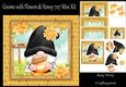 Bee Gnome With Flowers & Honey 7x7 Mini Kit