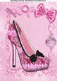 Princess Pink Sparkle Shoe A4