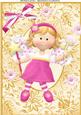 Lovely Pink Fairy with Her Star Wand A4