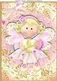 Lovely Fairy in White Floral Dress A4