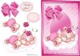 Gorgeous Baby Girl Teddy Bear on a Cloud