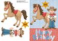 Lovely Cow Boy & His Horse