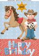 Lovely Cow Boy & His Horse A4