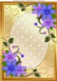 Beautiful Plain Floral Card A4