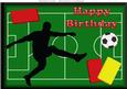Birthday Boy Football Player A4