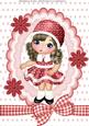 Lovely Little Girl in Red Dress A4
