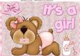 Baby Girl Teddy Bear A4