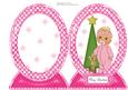 Baby Girl Snow Globe Card