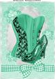 Beautiful Aqua Corset & Shoe A4