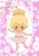 Pretty Blonde Ballerina A4