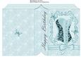Beautiful Blue Corset Book Card