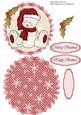 Tatty Bear Sitting Down Rocker/wobble Card