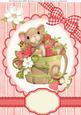 Cute Mouse in a Barrel Full of Strawberries A4