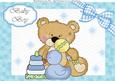 Adorable Baby Boy Teddy with Toy's A4