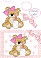 Adorable Baby Girl Teddy with Baby Bottle