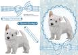 Cute Christmas Westie Puppy