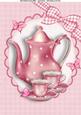 Pretty Pink Polka Dot Tea Set A4