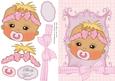 Cute Blonde Baby Girl with Dummy