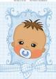 Cute Baby Boy with Dummy A4