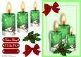 Beautiful Green Christmas Candle's