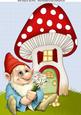 Large Gnome Clutching Daisy's A4