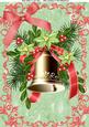 Beautiful Gold Bell with Green Flowers A4