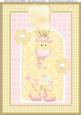 Pink & Yellow Giraffe A4
