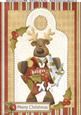 Cute Reindeer with Believe Love Heart