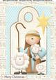 Sheep Herder & His Sheep A4