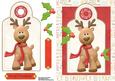 Reindeer with Lovely Red Scarf