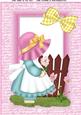Lovely Little Bonnet Girl A4