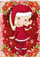Pretty Girl Dressed in Red A4