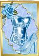 Beautiful Pale Blue Corset & Shoe A4