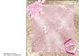 Pink Rose Insert with Engagement Ring 8x8