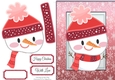 Cute Snowman In Red Hat