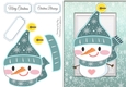 Cute Snowman In Bell Hat