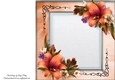 Beautiful Orange Lillys 8x8 insert