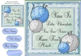 Humorous Knitting Blue 8x8