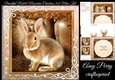 Beautiful Rabbit Masculine Christmas 8x8 Mini Kit