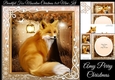 Beautiful Fox Masculine Christmas 8x8 Mini Kit
