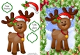 Gorgeous Reindeer With Santa Hat
