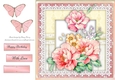 Beautiful Pink & Orange Flowers 8x8