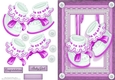 Beautiful Purple Baby Booties