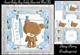 Sweet Baby Boy Teddy 8x8 Mini Kit