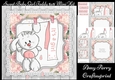 Sweet Baby Girl Teddy 8x8 Mini Kit