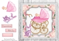 Beautiful Pink Pram 8x8