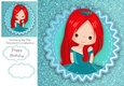 Beautiful Disney Princess 6 8x8