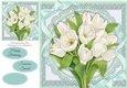 Beautiful White Tulips 8x8