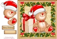 Gorgeous Christmas Bear 8x8
