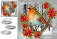 Gorgeous Robin In The Snow 8x8